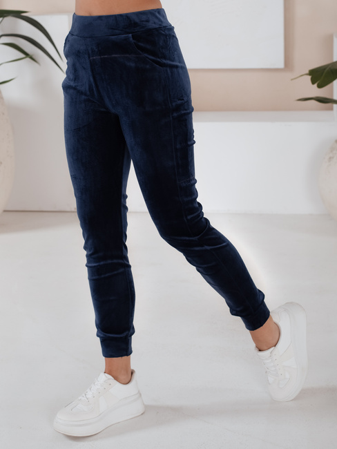 Granatowy damski komplet welurowy SO COMFY Dstreet AY0884
