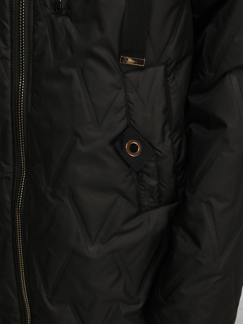 Kurtka damska pikowana przejściowa czarna Dstreet TY5562