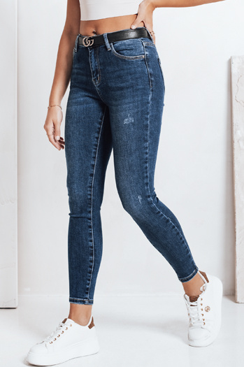Jeansy damskie skinny granatowe Dstreet UY2817