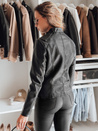 Kurtka skórzana damska ROCKYLADY czarna Dstreet TY4968