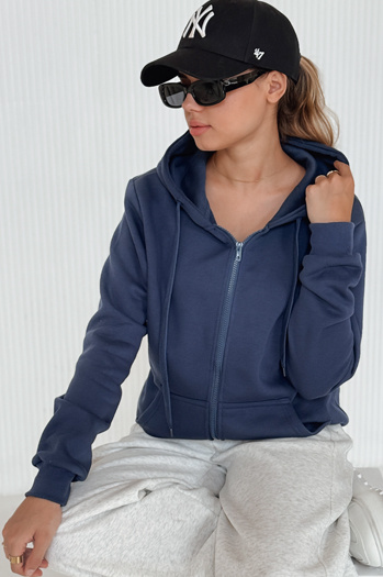 Bluza damska VICTORIA niebieska BY1393