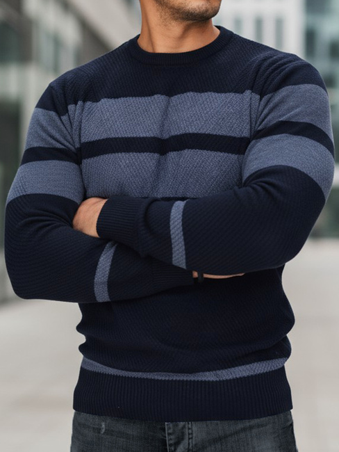 Sweter męski granatowy Dstreet WX2330