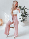 Spodnie damskie wide leg MILLIVIO różowe Dstreet UY2663