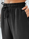 Spodnie damskie casualowe wide leg LOVETRIP czarne Dstreet UY2635