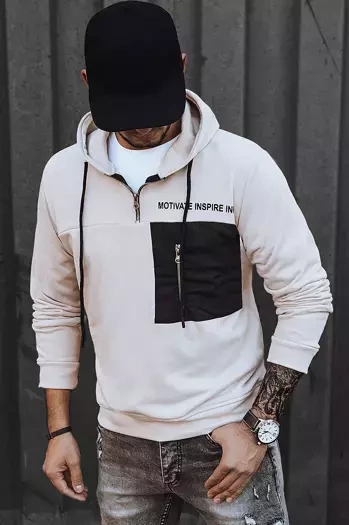 Bluza męska kamelowa Dstreet BX5464