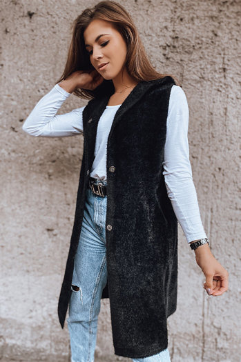 Kamizelka damska ARTEMI czarna Dstreet TY2322