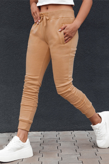 Spodnie damskie dresowe FITS coffee Dstreet UY2610