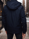 Kurtka męska przejściowa z kapturem granatowa Dstreet TX4996