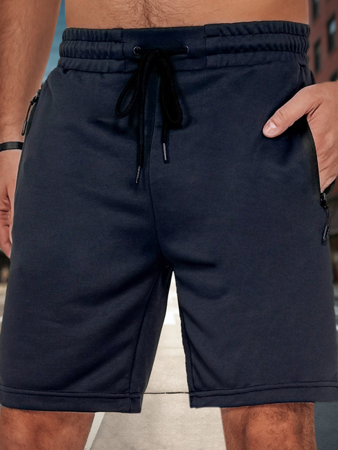 Spodenki męskie dresowe granatowe Dstreet SX2479