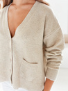 Damski kardigan SORELIE beżowy Dstreet MY2511