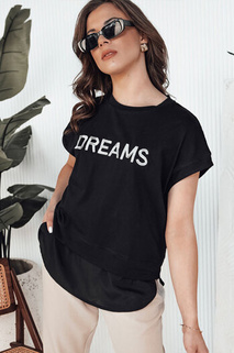 T-shirt damski DREAMY czarny Dstreet RY2523