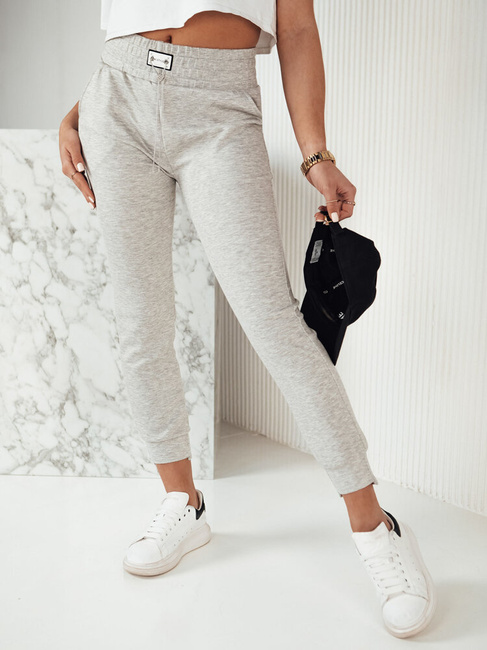 Spodnie damskie dresowe DAVE szare Dstreet UY1814