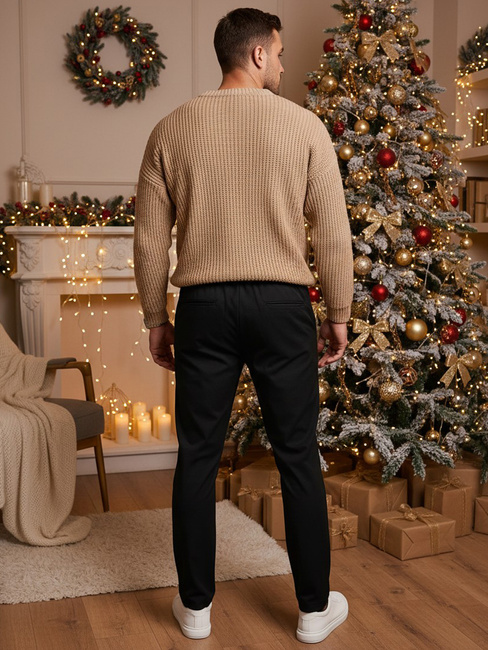 Spodnie męskie czarne Dstreet UX4413