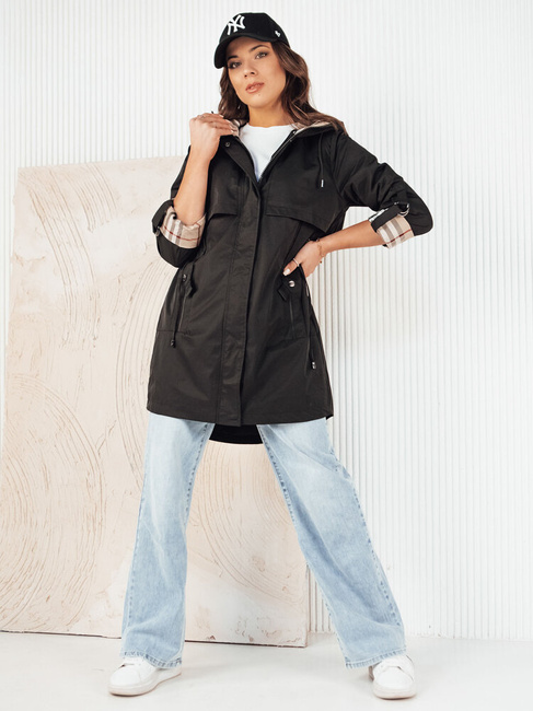 Kurtka przejściowa damska parka VERDU czarna Dstreet TY4226