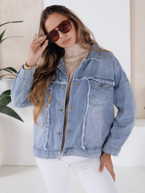 Kurtka damska jeansowa DENZARIA niebieska Dstreet TY4905