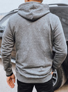 Bluza męska z nadrukiem antracytowa Dstreet BX5713