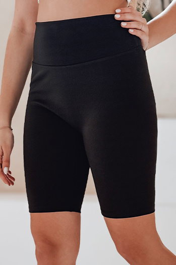 Spodenki damskie kolarki SOFT AND FIT czarne Dstreet SY0420