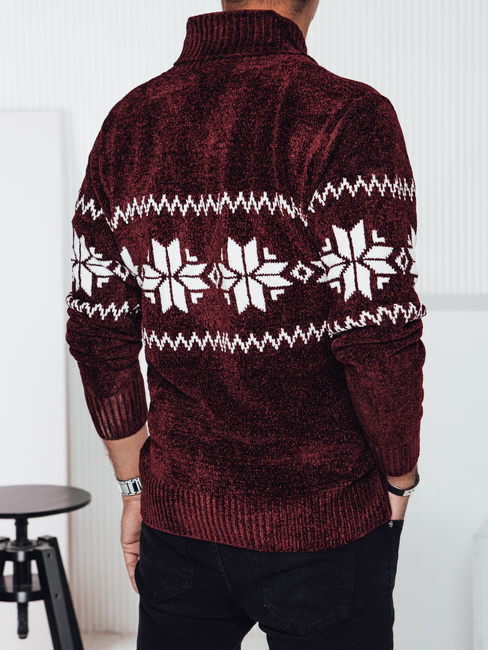 Sweter męski bordowy Dstreet WX2271