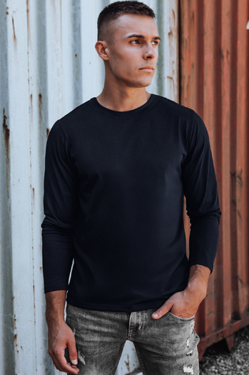 Longsleeve męski granatowy Dstreet LX0580