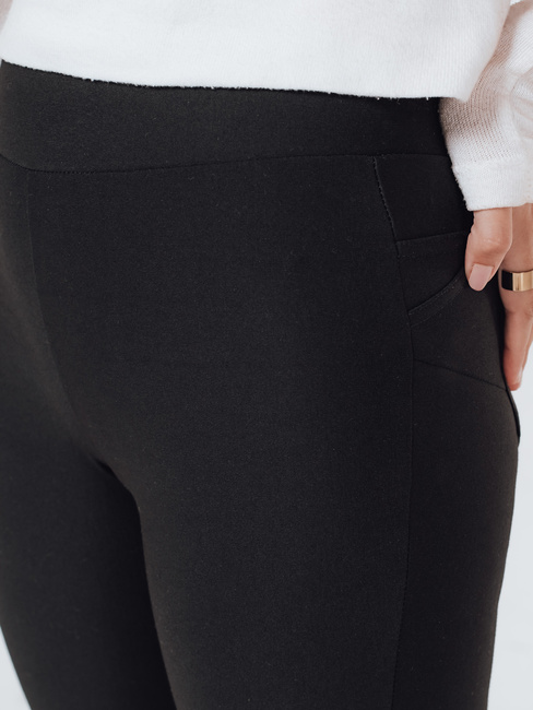 Spodnie damskie legginsy push up czarne Dstreet UY2733