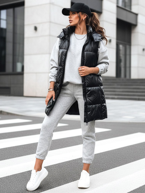 Kamizelka damska długa GANT czarna Dstreet TY3839