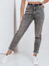 Jeansy damskie mom fit szare Dstreet UY2751