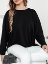 Bluzka damska LOOSEFEMME oversize z wisiorkiem z czarna Dstreet RY2705