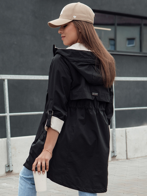 Kurtka przejściowa damska parka STYLE QUEEN czarna Dstreet TY4395