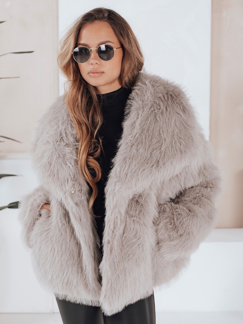 Futerko damskie  krótkie szare ZARAFIA Dstreet TY5116