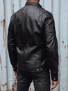 Kurtka męska przejściowa skórzana czarna Dstreet TX4731