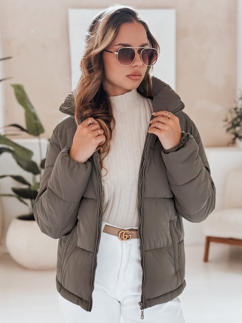 Kurtka damska pikowana LAROSE szara Dstreet TY4944