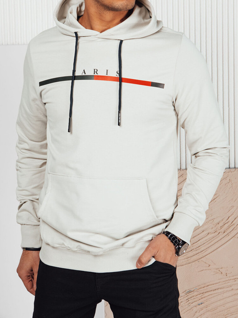 Bluza męska z nadrukiem szara Dstreet BX5729