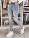 Spodnie damskie jeansowe skinny DEMISTYLE niebieskie Dstreet UY2496_1