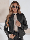 Kurtka skórzana damska ramoneska czarna Dstreet TY5201