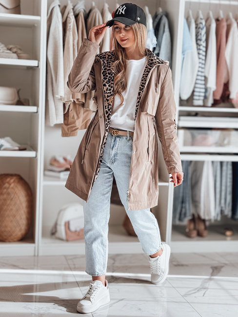 Kurtka przejściowa damska parka FERISSA khaki Dstreet TY4873