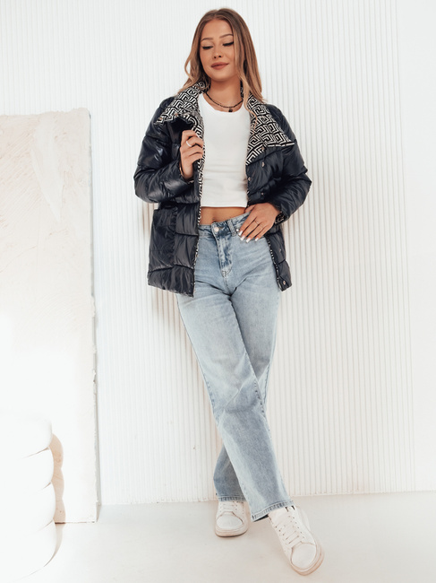 Kurtka przejściowa damska pikowana DELSY granatowa Dstreet TY4121