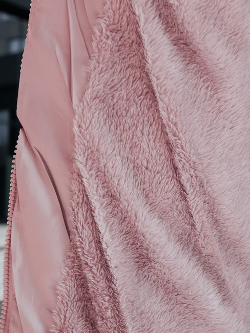 Kurtka zimowa damska pikowana SPARKLE różowa Dstreet TY5526