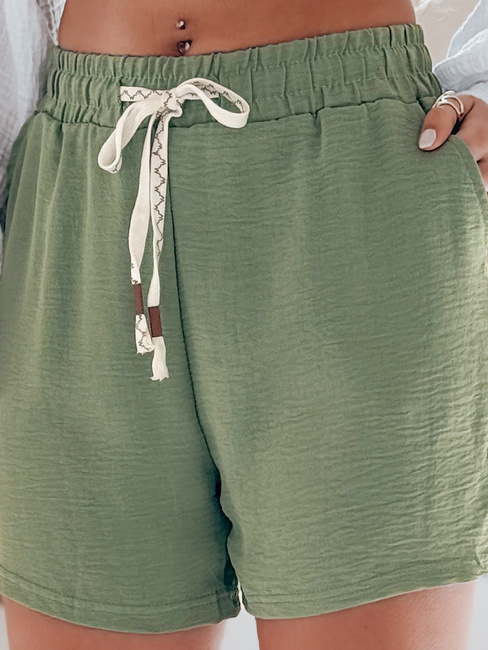 Spodenki damskie NOT TOMORROW zielone Dstreet SY0448