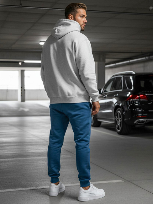 Spodnie męskie dresowe niebieskie Dstreet UX3370