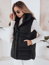 Kamizelka damska oversize OMALIS czarna Dstreet TY3286