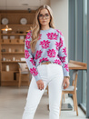 Sweter damski SWEET BUNNY błękitny Dstreet MY2282
