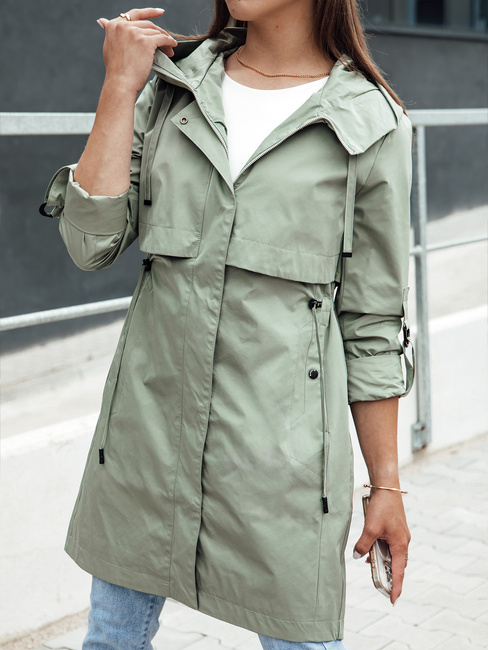 Kurtka przejściowa damska parka SANXAY zielona Dstreet TY4381