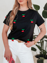 T-shirt damski CHERETTE czarny Dstreet RY2847_3
