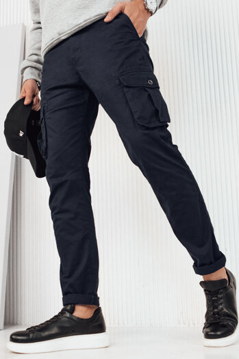 Spodnie męskie bojówki granatowe Dstreet UX4256