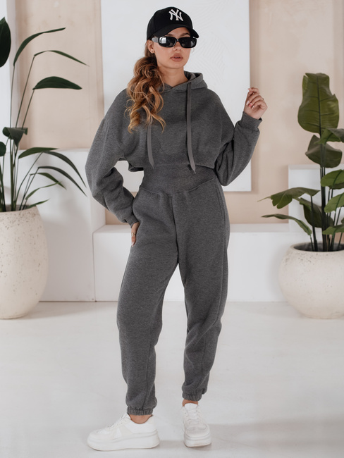 Komplet damski dresowy SERINE ciemnoszary Dstreet AY0646