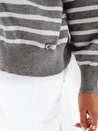Sweter damski w paski szary Dstreet MY2540