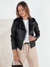 Kurtka skórzana damska ramoneska RUBIO czarna Dstreet TY4195