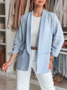 Marynarka damska oversize SOFT LOVE niebieska Dstreet PY0132