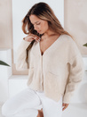 Damski kardigan SORELIE ecru Dstreet MY2510