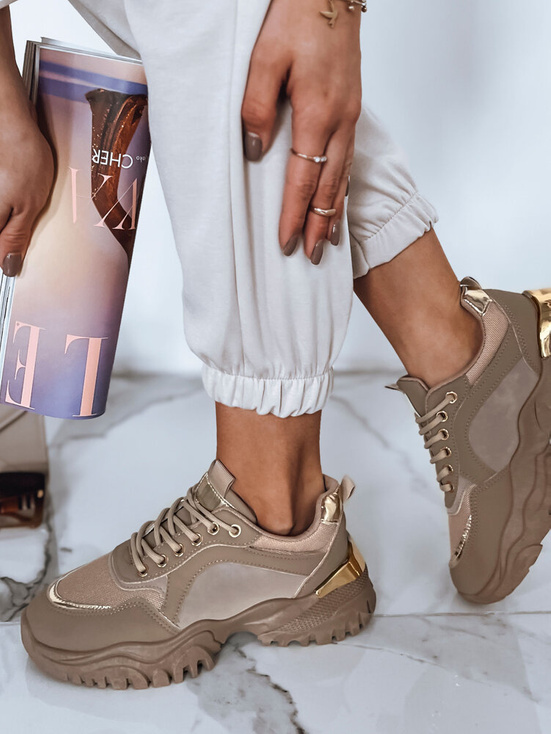 Sneakersy damskie LIZZE khaki Dstreet ZY0455